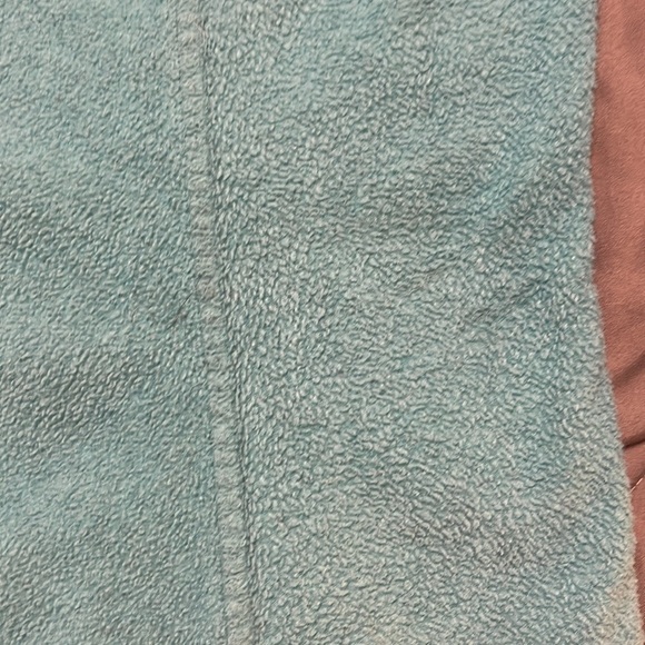 Columbia Turquoise Blue Zip Up Fleece Jacket Size Medium - Picture 10 of 10
